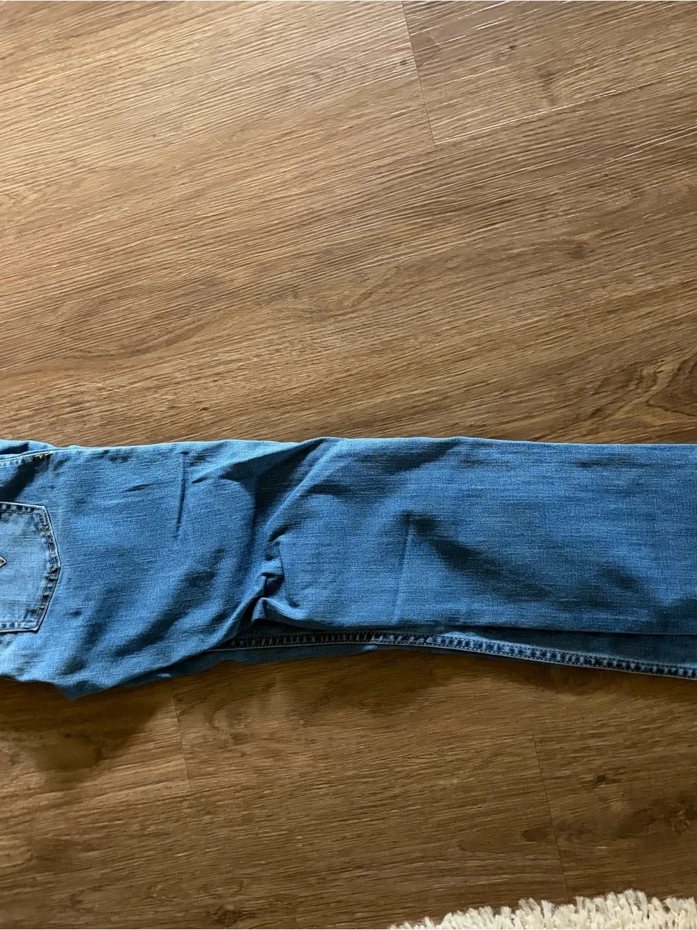 Levi's Light Blue Skinny Men’s Jeans with Tan Leather Patch